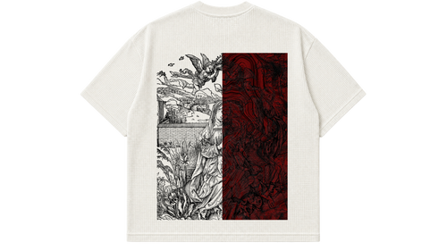 DELIRIUM WAFFLE TSHIRT- BOXY FIT