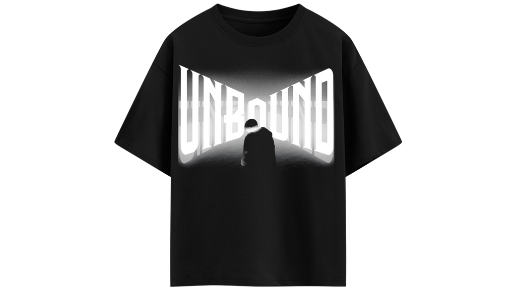 UNBOUND BLACK OVERSIZED T-SHIRT