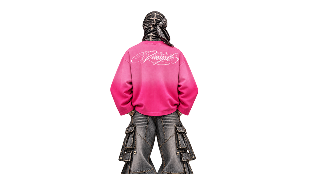 ETERNAL — PINK OMBRE WAFFLE KNIT