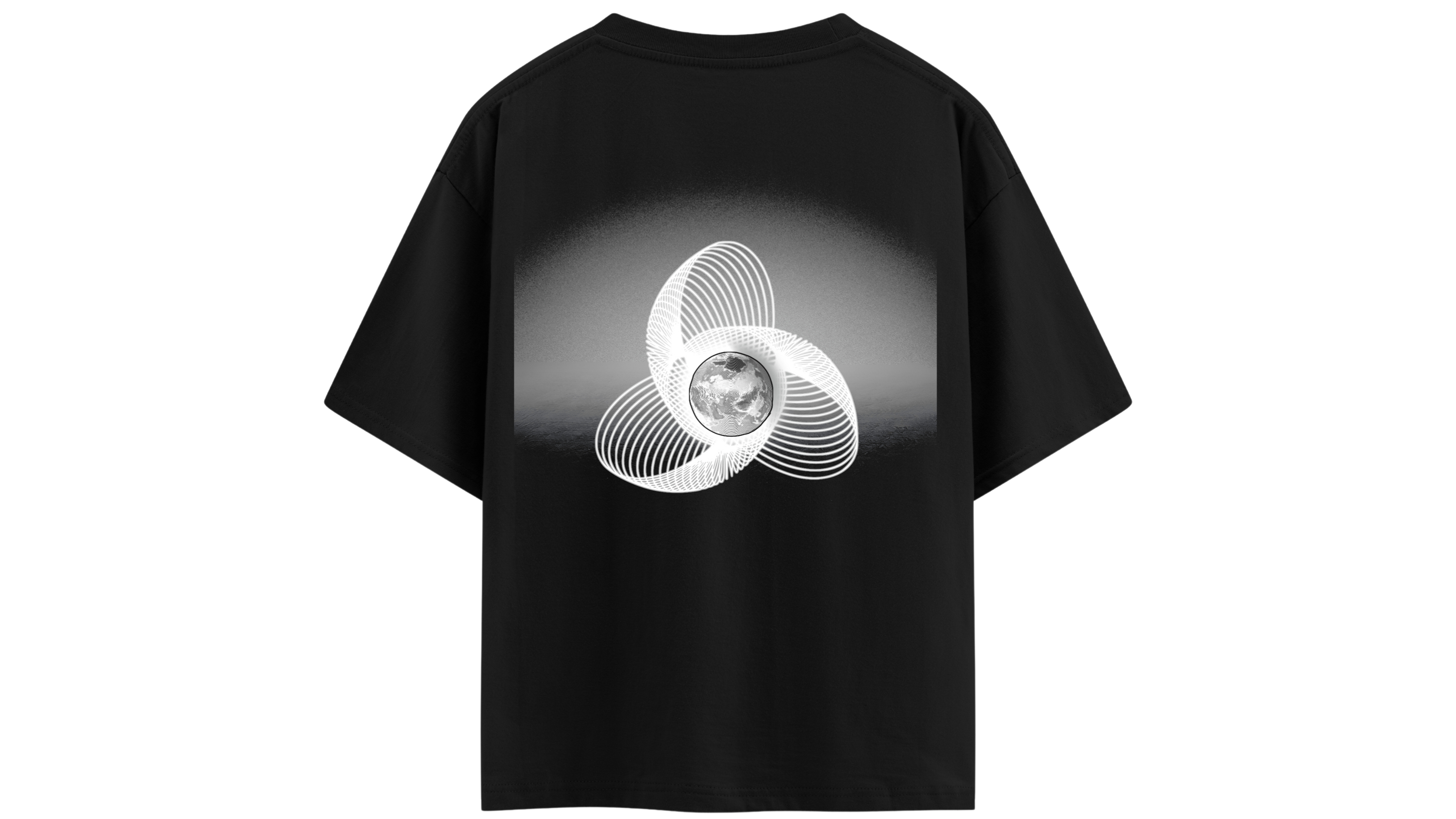 UNBOUND BLACK OVERSIZED T-SHIRT