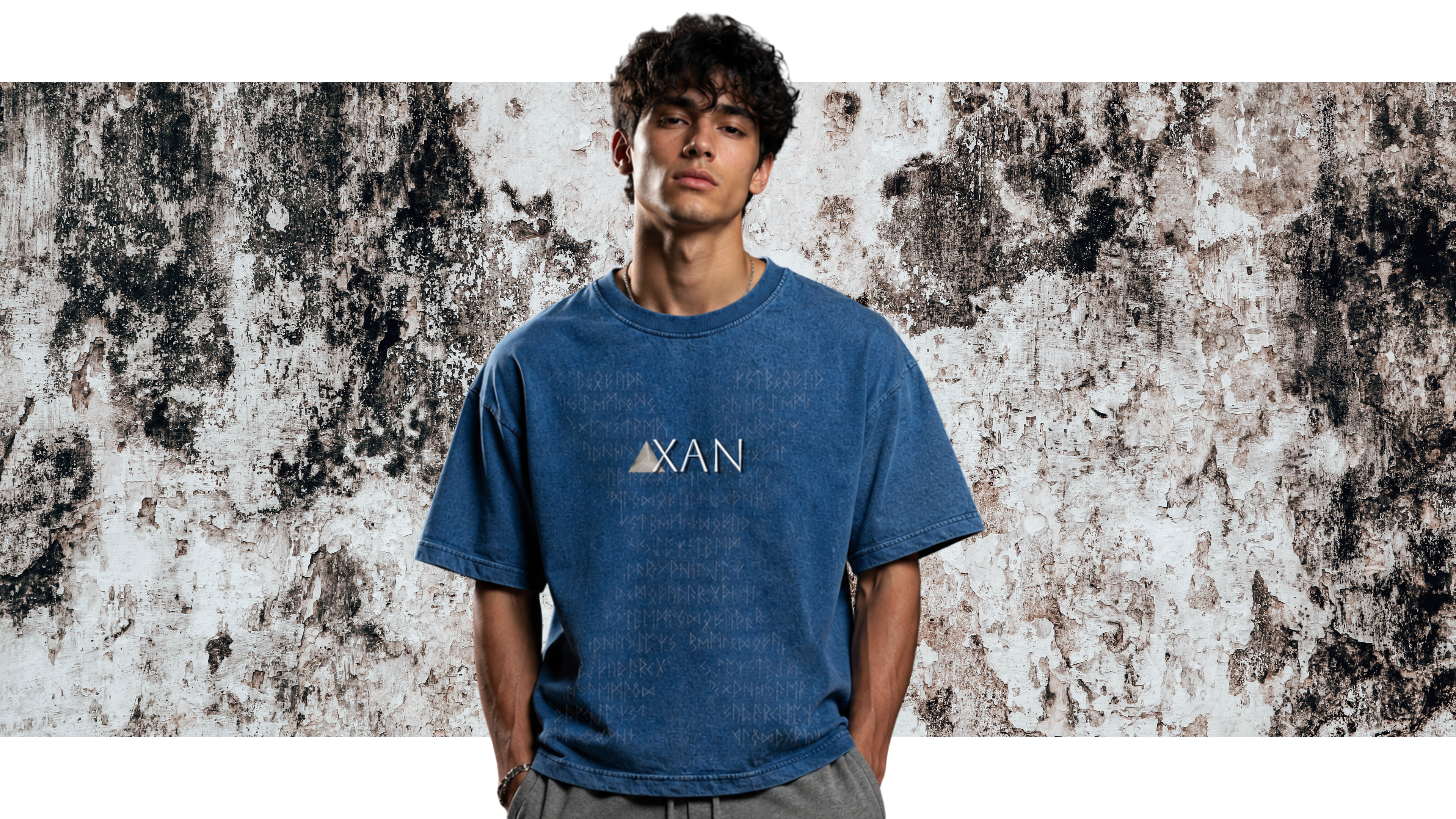 XAN DENIM — PRINTED BOXY FIT T-SHIRT
