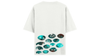 SOMETHING WATCHES WHITE TEAL OVERSIZED T-SHIRT
