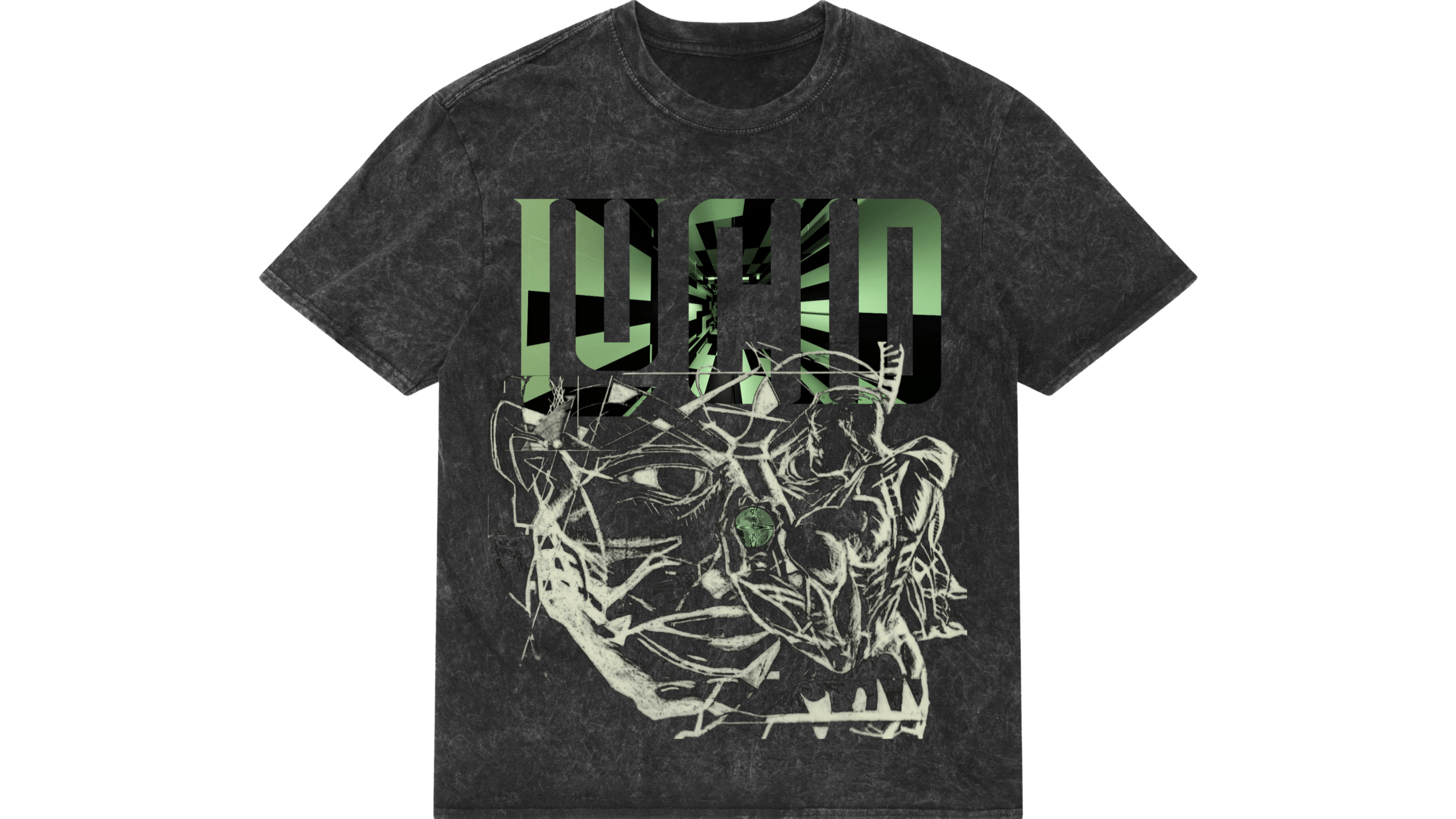 LUCID OVERSIZED ACID WASH T-SHIRT