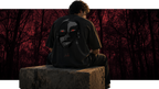 KHUMĀR OMBRE BLACK OVERSIZED T-SHIRT