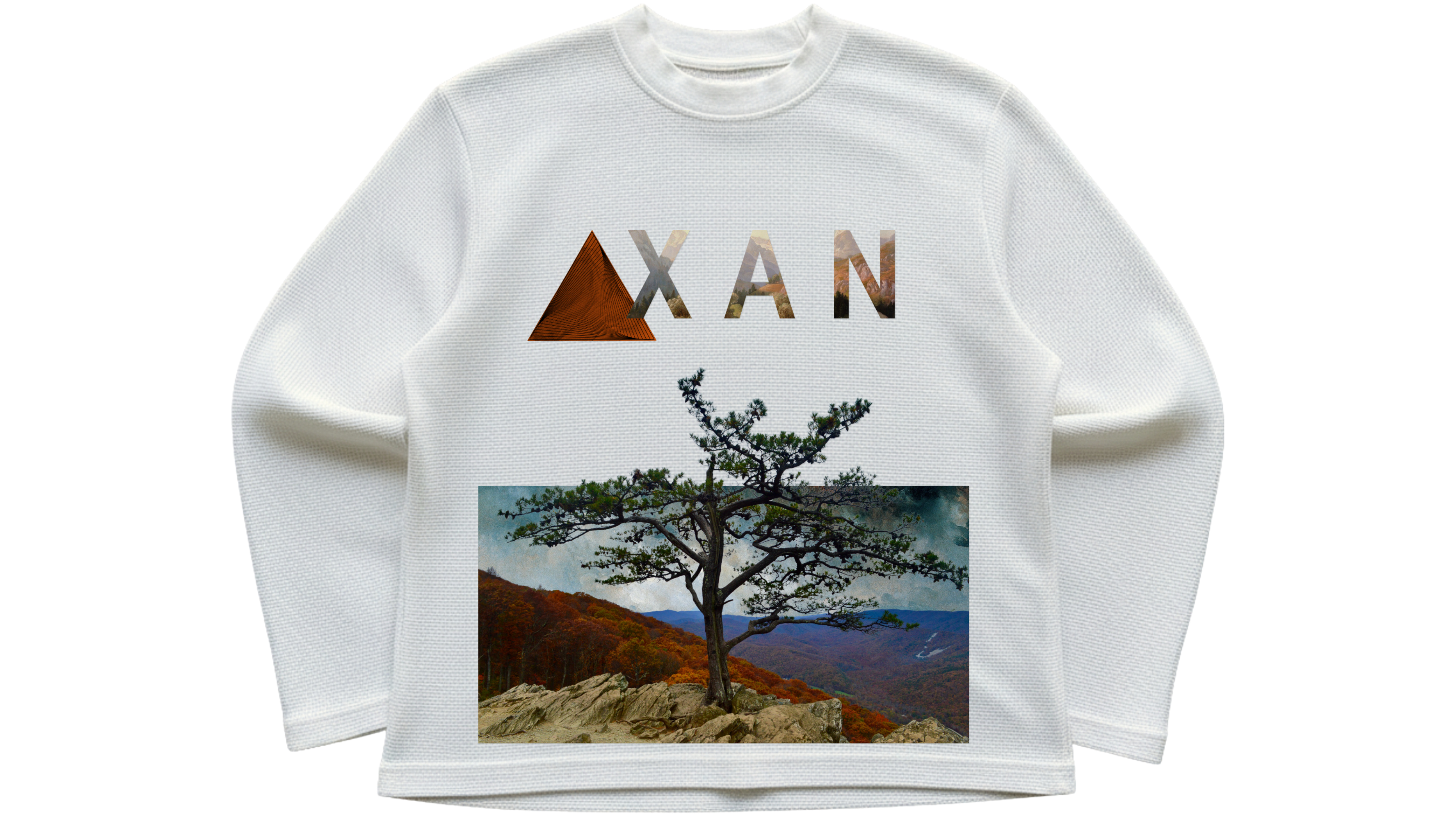 BONZAI OFF-WHITE WAFFLE KNIT FULL SLEEVE T-SHIRT