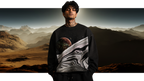 LUNAR WAFFLE KNIT OVERSIZED FULL-SLEEVE T-SHIRT