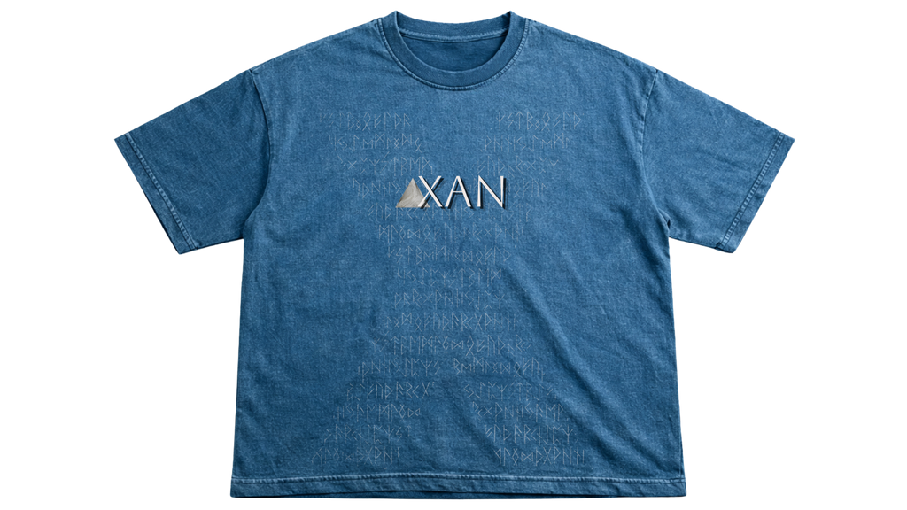 XAN DENIM — PRINTED BOXY FIT T-SHIRT