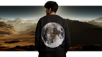 LUNAR WAFFLE KNIT OVERSIZED FULL-SLEEVE T-SHIRT