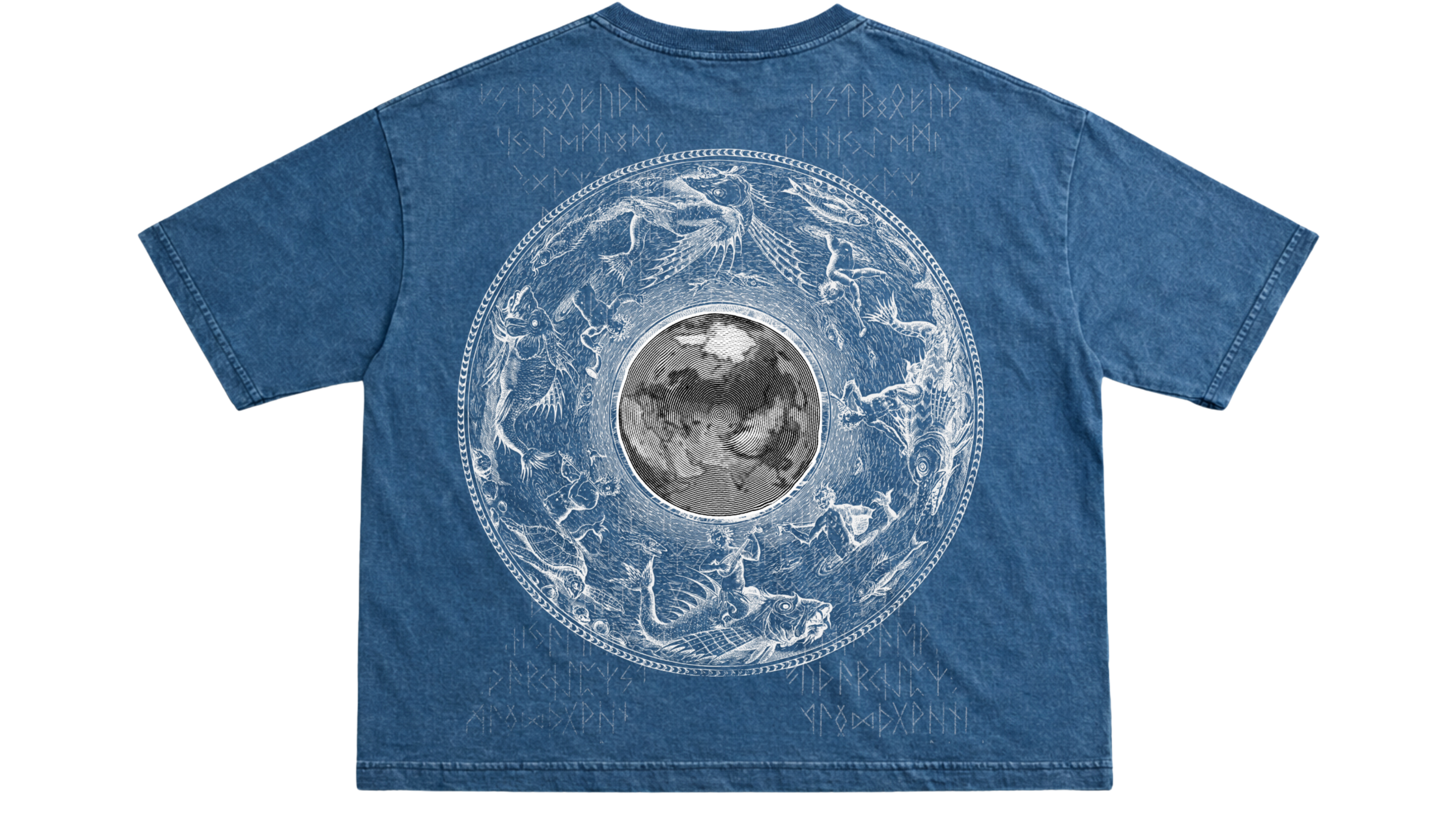 XAN DENIM — PRINTED BOXY FIT T-SHIRT