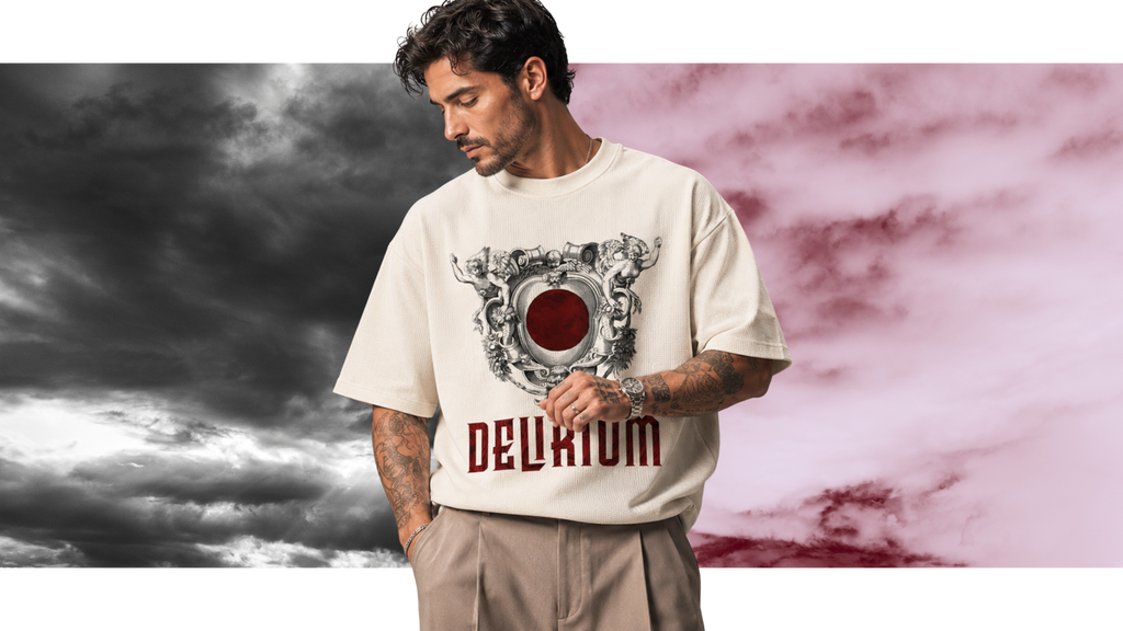 DELIRIUM WAFFLE TSHIRT- BOXY FIT