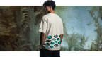 SOMETHING WATCHES WHITE TEAL OVERSIZED T-SHIRT