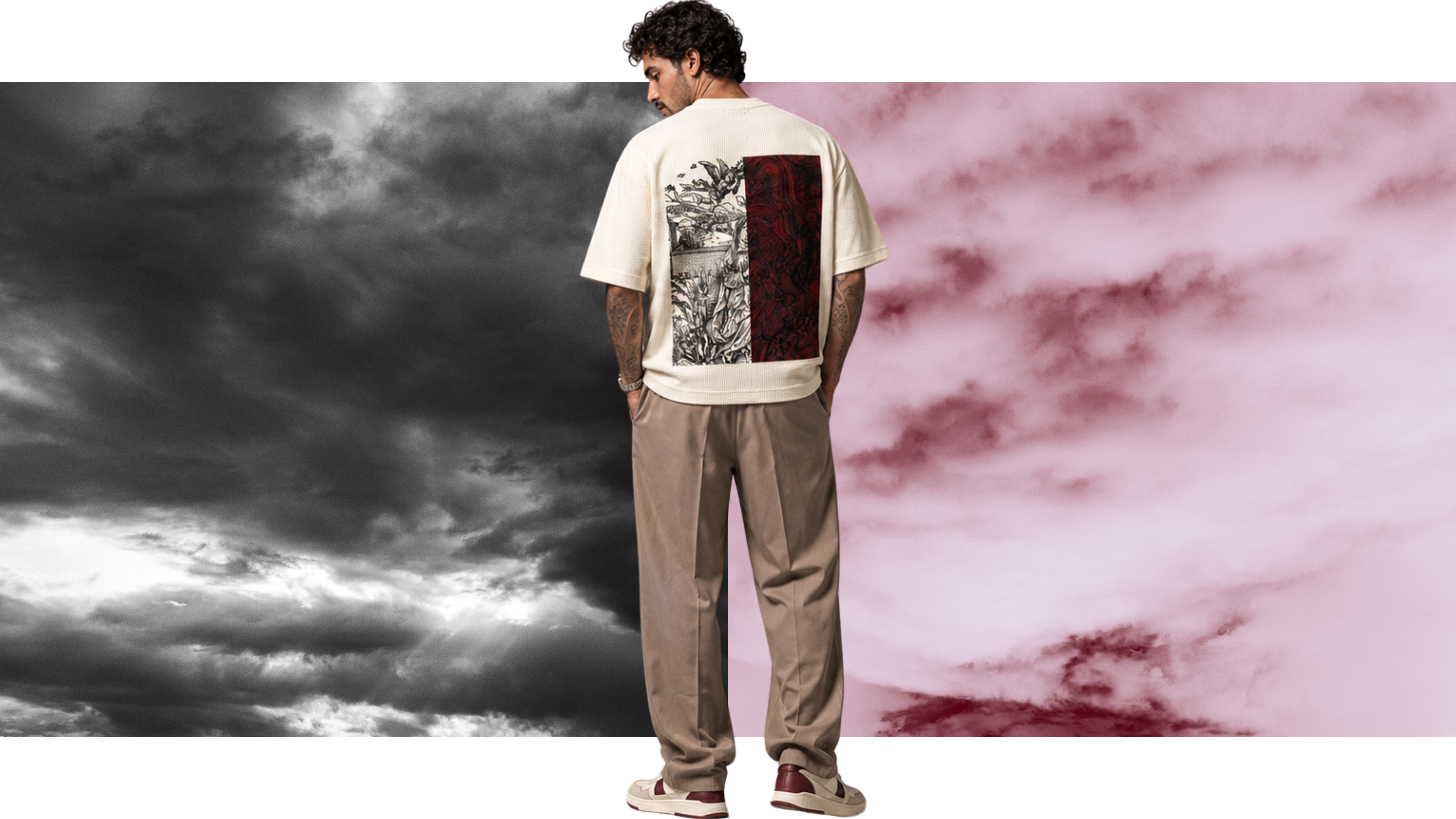 DELIRIUM WAFFLE TSHIRT- BOXY FIT