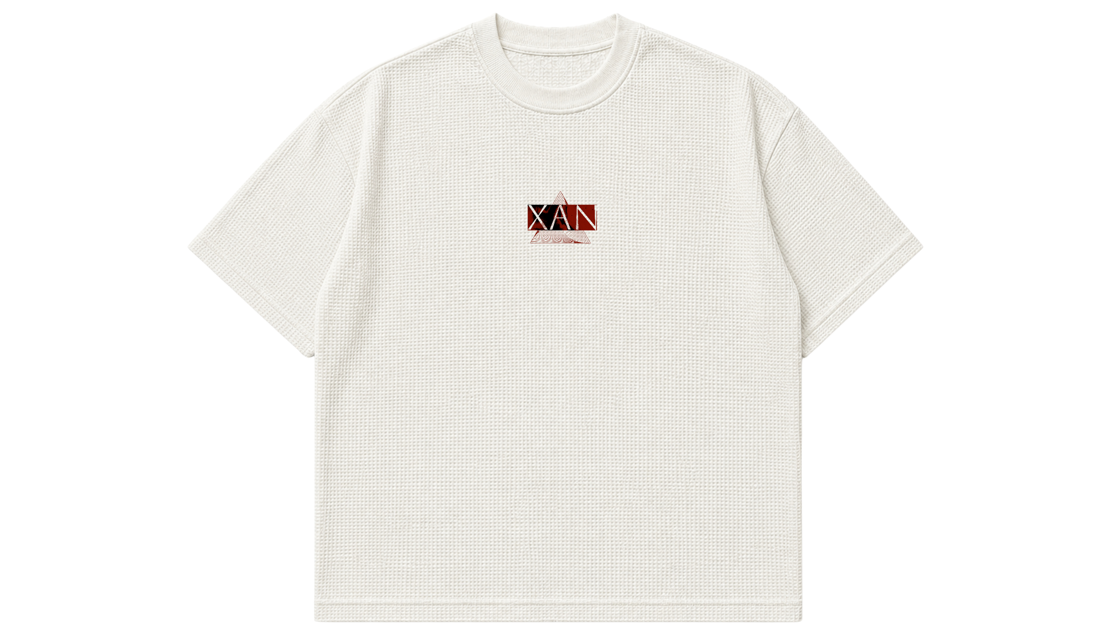 XAN BASICS — OFF-WHITE WAFFLE KNIT