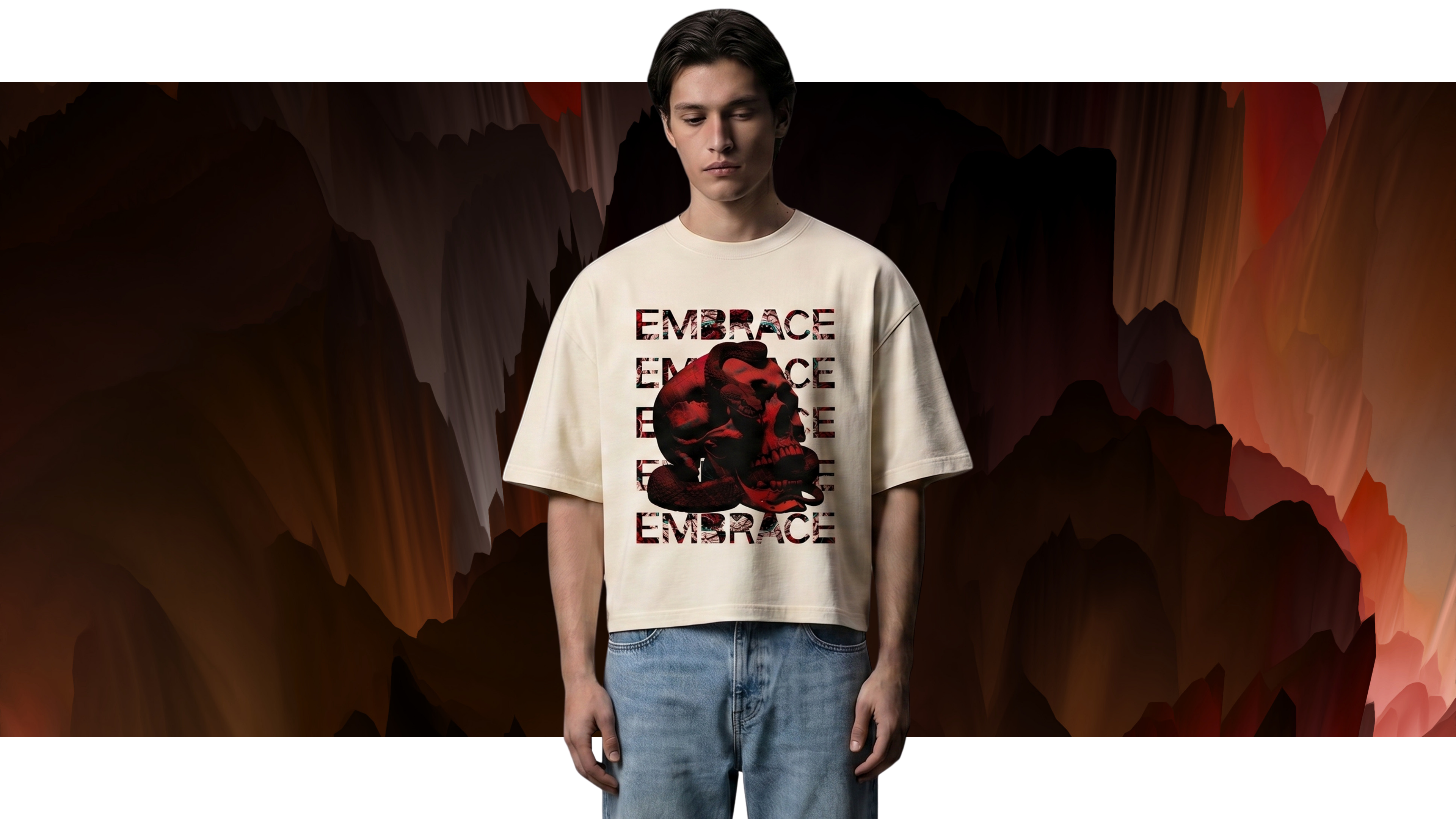 EMBRACE BOXY FIT OVERSIZED T-SHIRT