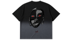 KHUMĀR OMBRE BLACK OVERSIZED T-SHIRT