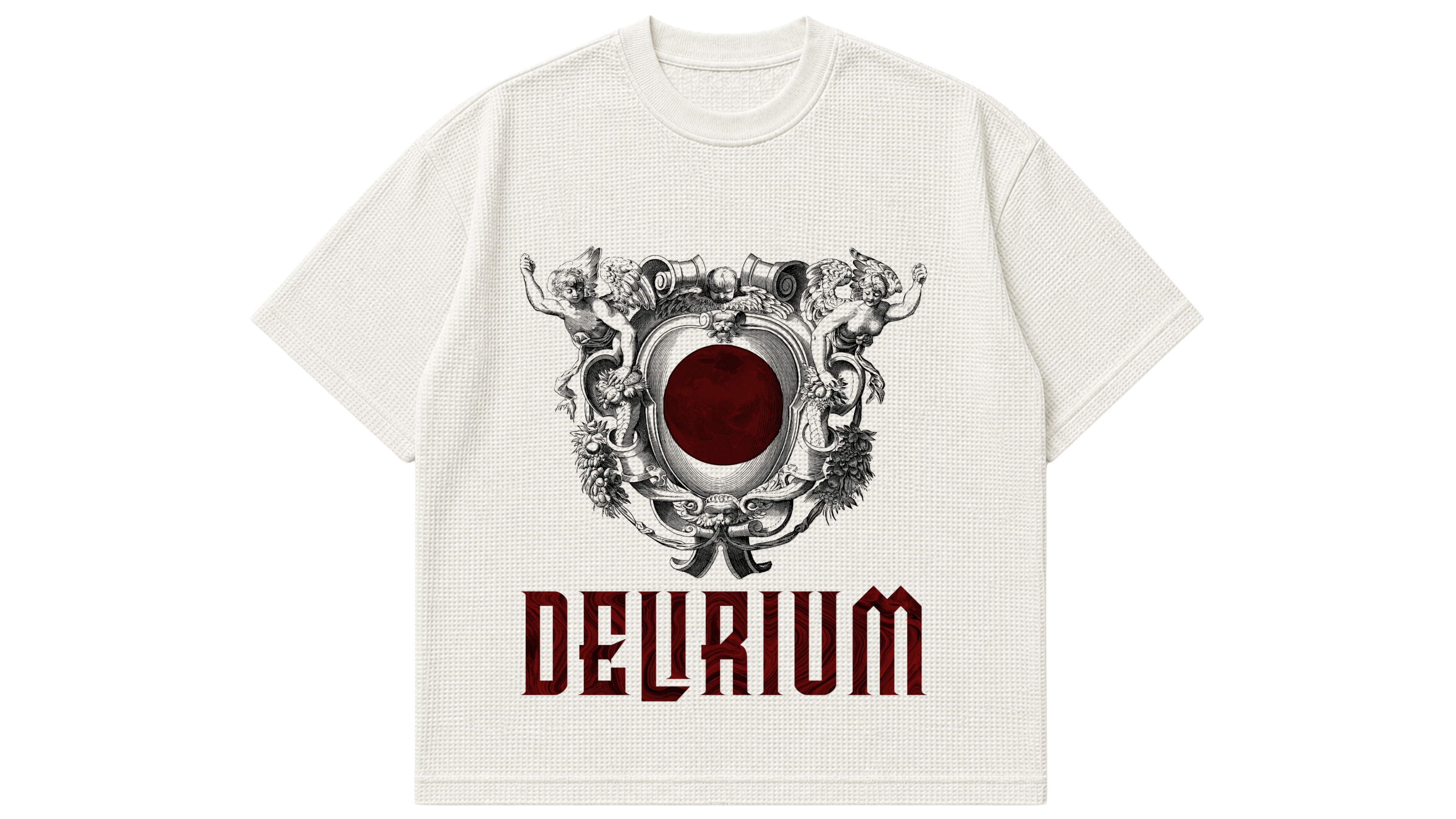 DELIRIUM WAFFLE TSHIRT- BOXY FIT
