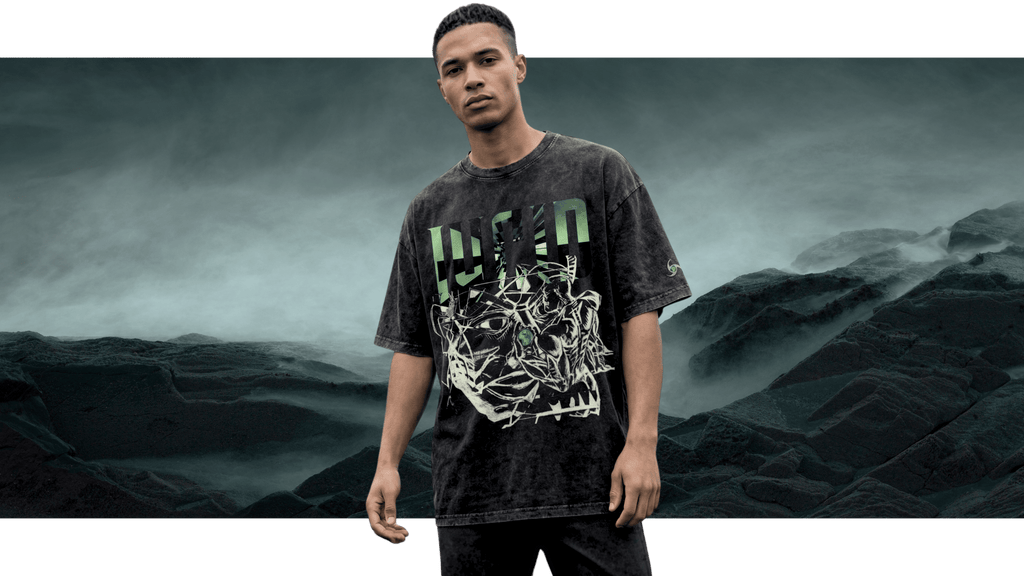 LUCID OVERSIZED ACID WASH T-SHIRT