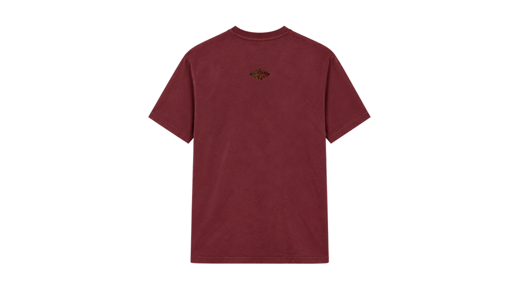 ROMAN maroon regular tee — back