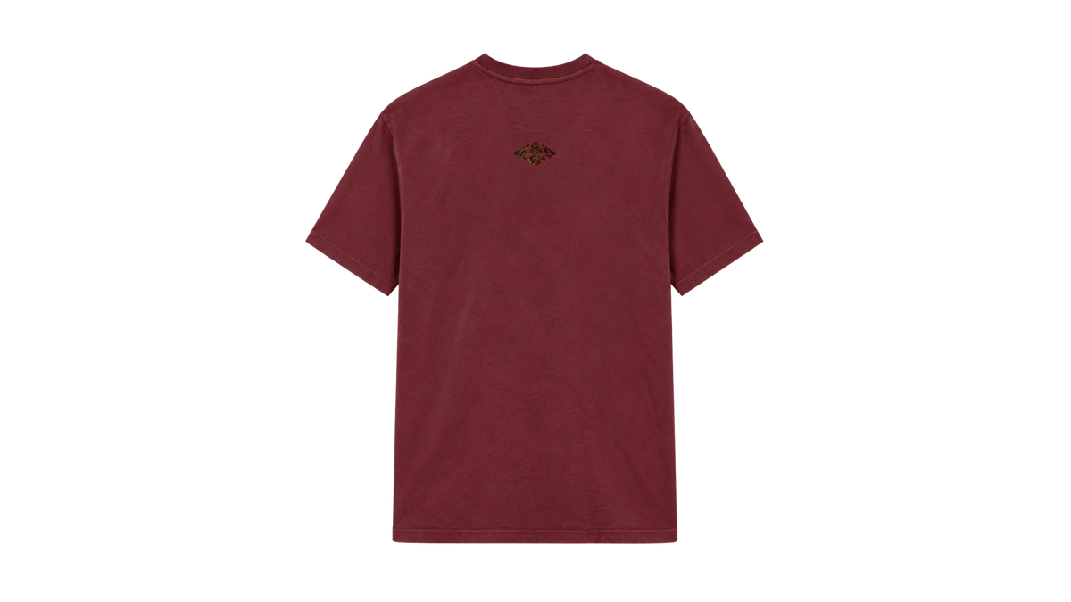 ROMAN maroon regular tee — back