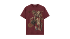 ROMAN maroon regular tee — front