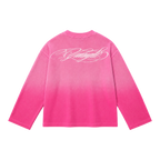 ETERNAL pink ombre waffle knit back product mockup